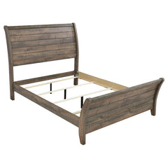 Frederick 5-piece Eastern King Bedroom Set Weathered Oak - 222961KE-S5