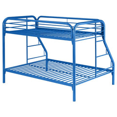 Morgan Metal Twin Over Full Bunk Bed Blue - 2258B