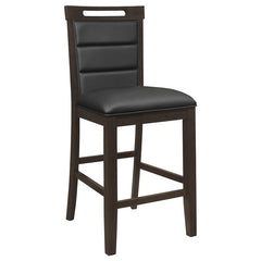 Prentiss 5-piece Rectangular Counter Height Dining Set with Butterfly Leaf Cappuccino - 193108-S5