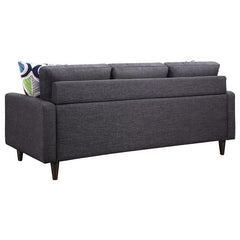 Watsonville Upholstered Track Arm Tufted Sofa Grey - 552001