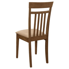 Robles 5-piece Dining Set Chestnut and Tan - 150430