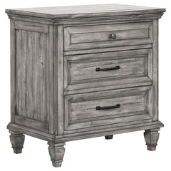 Avenue 4-piece California King Bedroom Set Weathered Grey - 224031KW-S4