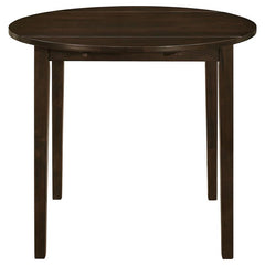 Bucknell 3-piece Dining Set with Drop Leaf Cappuccino and Tan - 130005