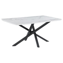 Paulita 5-piece Rectangular Dining Set White and Grey - 110711-S5