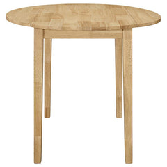 Bucknell 3-piece Dining Set with Drop Leaf Natural and Tan - 130006