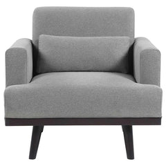 Blake 3-piece Upholstered Track Arm Sofa Set Sharkskin - 511121-S3