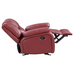 Camila Upholstered Glider Recliner Chair Red - 610243