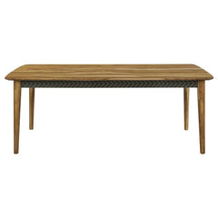 Partridge 6-piece Rectangular Dining Set Natural Sheesham and Camel - 110571-S6C