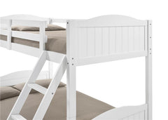 Arlo Wood Twin Over Full Bunk Bed White - 405054WHT