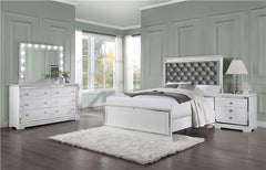Eleanor 4-piece California King Bedroom Set White - 223561KW-S4