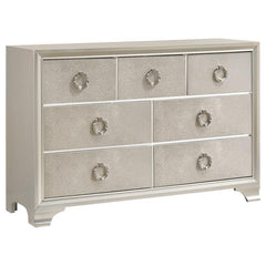 Salford 4-piece Queen Bedroom Set Metallic Sterling - 222721Q-S4