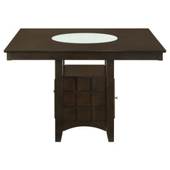 Gabriel 5-piece Square Counter Height Dining Set Cappuccino - 100438-S5A