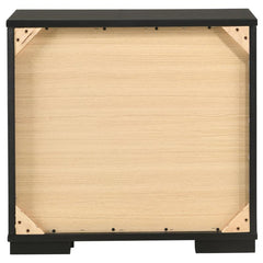 Blacktoft 2-drawer Nightstand Black - 207102