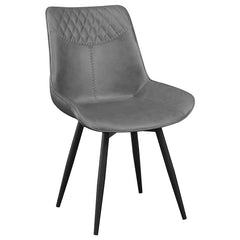 Brassie Upholstered Side Chairs Grey (Set of 2) - 110272