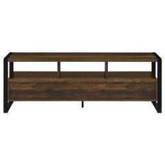 James 3-drawer Engineered Wood 60" TV Stand Dark Pine - 704282
