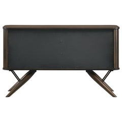 Wes 2-door Rectangular Server Dark Walnut - 115275