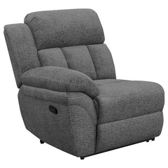 Bahrain Upholstered Motion Sofa Charcoal - 609541