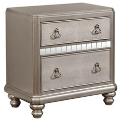Bling Game 5-piece California King Bedroom Set Platinum - 204181KW-S5