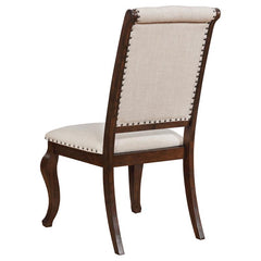 Brockway Tufted Dining Chairs Cream and Antique Java (Set of 2) - 110312