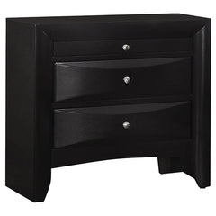 Briana 4-piece Eastern King Bedroom Set Black - 200701KE-S4