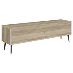 Allie 2-door Engineered Wood 71" TV Stand Distressed Pine - 701076