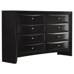 Briana 4-piece California King Bedroom Set Black - 200701KW-S4