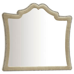 Antonella Upholstered Dresser Mirror Camel - 223524