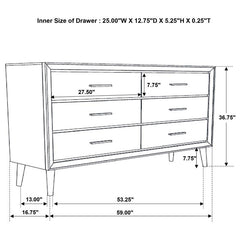 Ramon 4-piece Queen Bedroom Set Metallic Sterling - 222701Q-S4