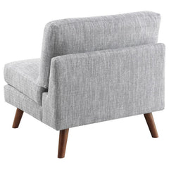 Churchill Upholstered Tufted Armless Chair Grey - 551302