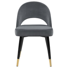 Lindsey Arched Back Upholstered Side Chairs Grey (Set of 2) - 192542
