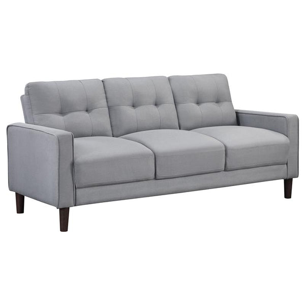 Bowen Upholstered Track Arm Tufted Sofa Grey - 506781
