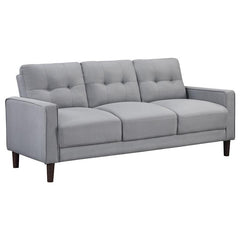 Bowen Upholstered Track Arm Tufted Sofa Grey - 506781