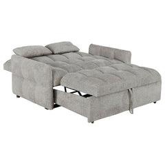 Cotswold Upholstered Convertible Sleeper Sofa Bed Light Grey - 508307