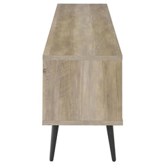 Allie 2-door Engineered Wood 71" TV Stand Distressed Pine - 701076