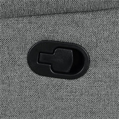 David Upholstered Reclining Sectional Sofa Smoke - 609620