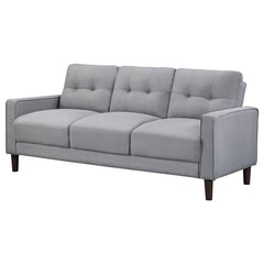 Bowen Upholstered Track Arm Tufted Sofa Grey - 506781