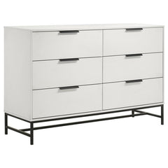 Sonora 5-piece Queen Bedroom Set White - 224861Q-S5