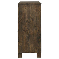 Woodmont 8-drawer Dresser Rustic Golden Brown - 222633