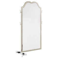 Evangeline Full Length LED Light Floor Mirror Silver Oak - 223400