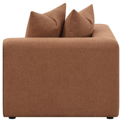 Jennifer Upholstered Corner Chair Terracotta - 551592