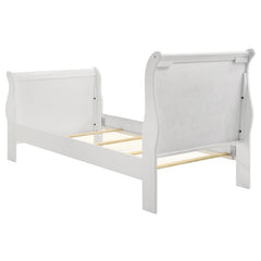 Louis Philippe 4-piece Twin Bedroom Set White - 204691T-S4