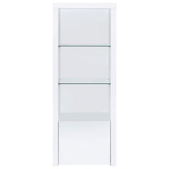 Jude 3-piece 71" TV Entertainment Center White High Gloss - 704251-SET