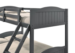 Arlo Wood Twin Over Full Bunk Bed Grey - 405054GRY