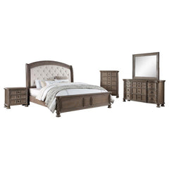 Emmett 5-piece California King Bedroom Set Walnut - 224441KW-S5