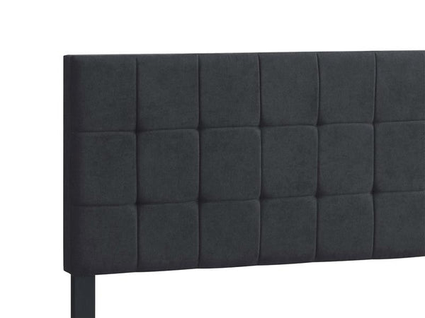 Fairfield Upholstered Eastern King Panel Bed Dark Grey - 305953KE
