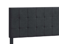 Fairfield Upholstered Eastern King Panel Bed Dark Grey - 305953KE