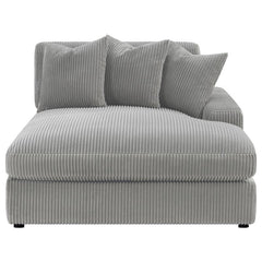 Blaine Upholstered Reversible Chaise Sectional Sofa Fog - 509900-SET