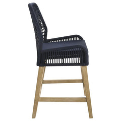Nakia Woven Rope Back Counter Height Stools (Set of 2) - 110036