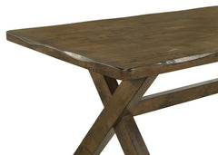 Alston Dining Room Set Knotty Nutmeg and Brown - 106381-S5