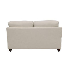 Glenn Upholstered English Arm Loveseat Light Grey and Grey - 511095